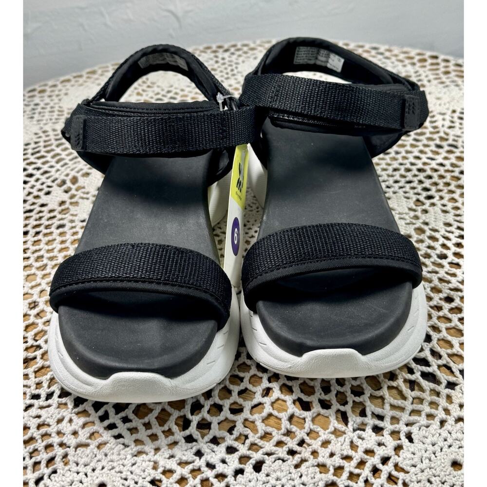 All In Motion Womens adjustable hook-and-loop Hiking Sandals size 6M Black  3341